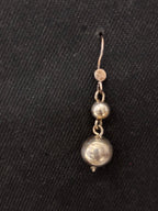 Silver Ball Danglers