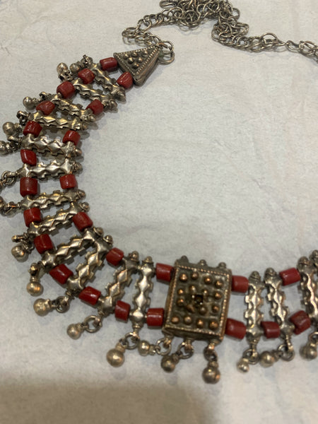 Vintage silver Yemeni Necklace