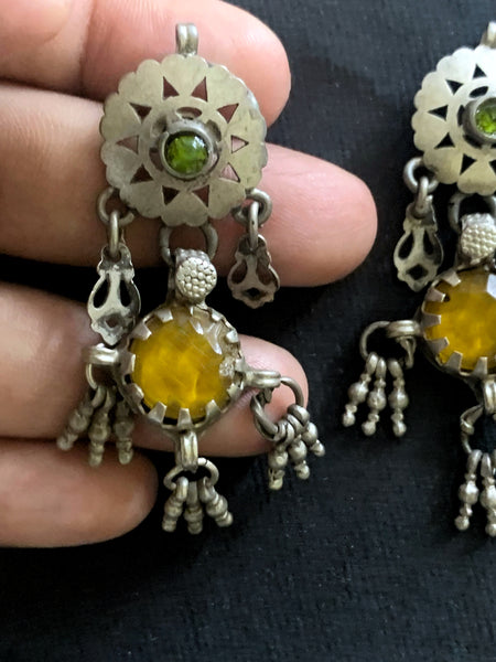Vintage Yellow Earrings