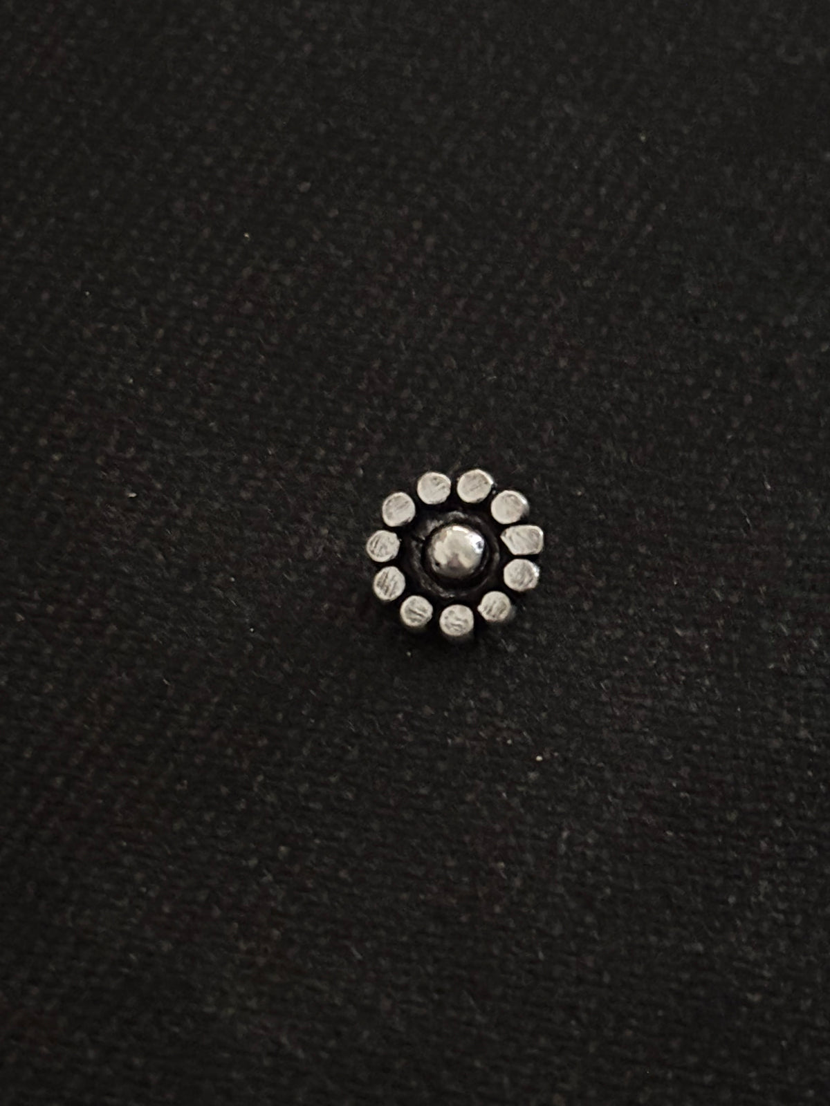 Silver Daisy Nosepin
