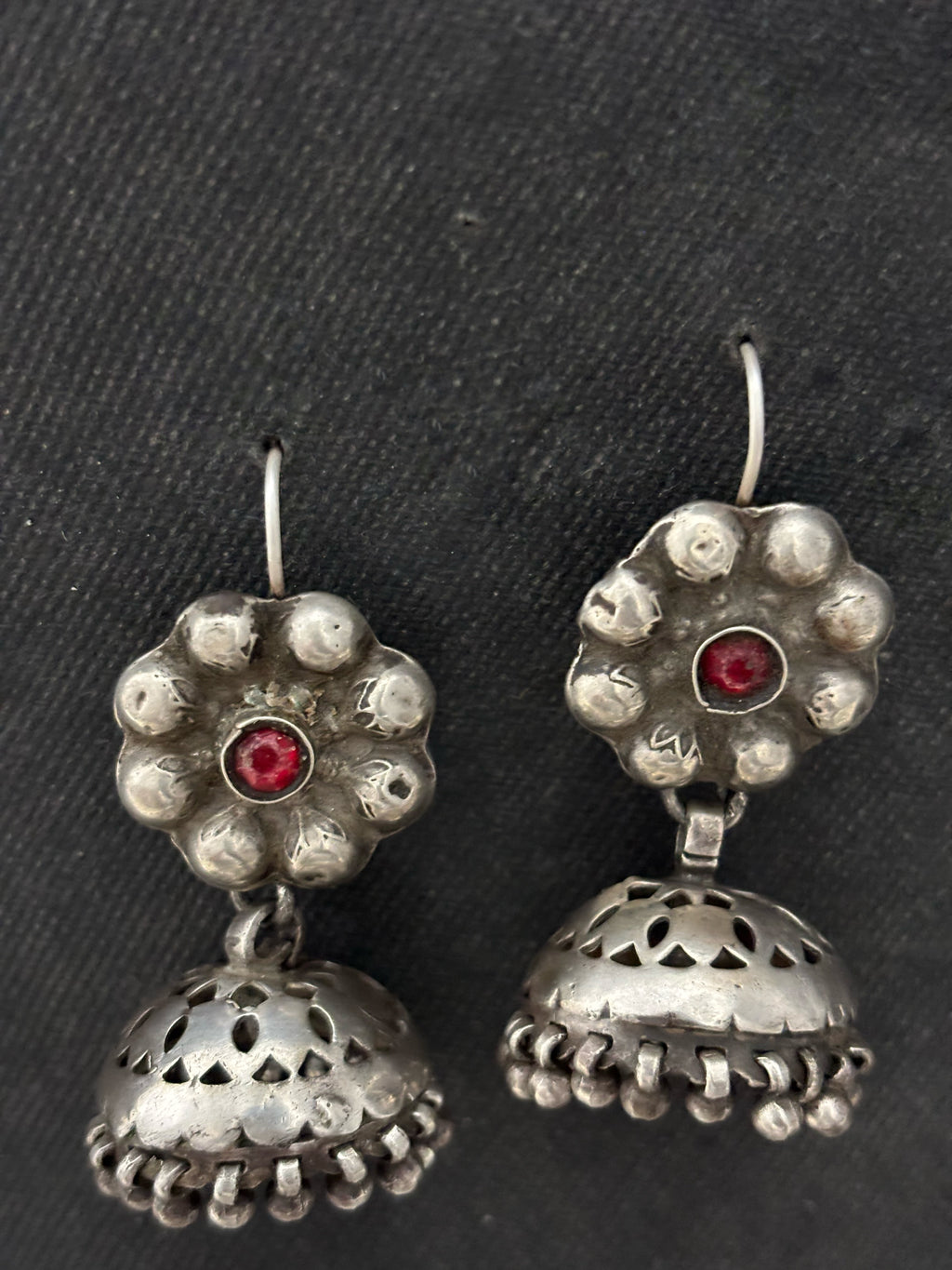 Vintage Silver Jhumka