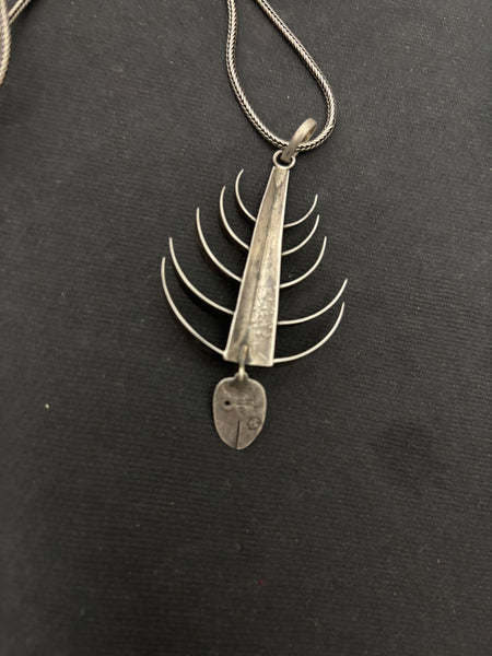 Vintage Taxco Mexico Silver Pendant