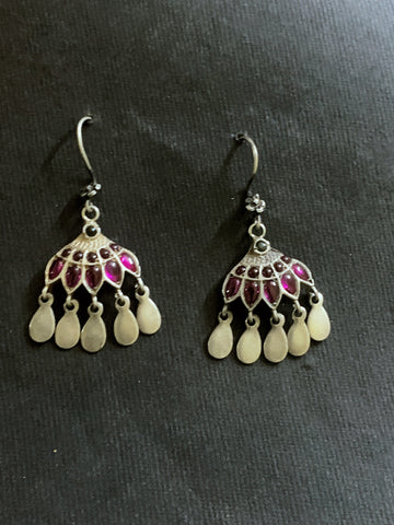 Kempu Petal Earrings