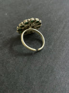 Silver Spinel Finger Ring