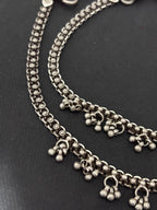 Vintage Silver Gungroo Anklet