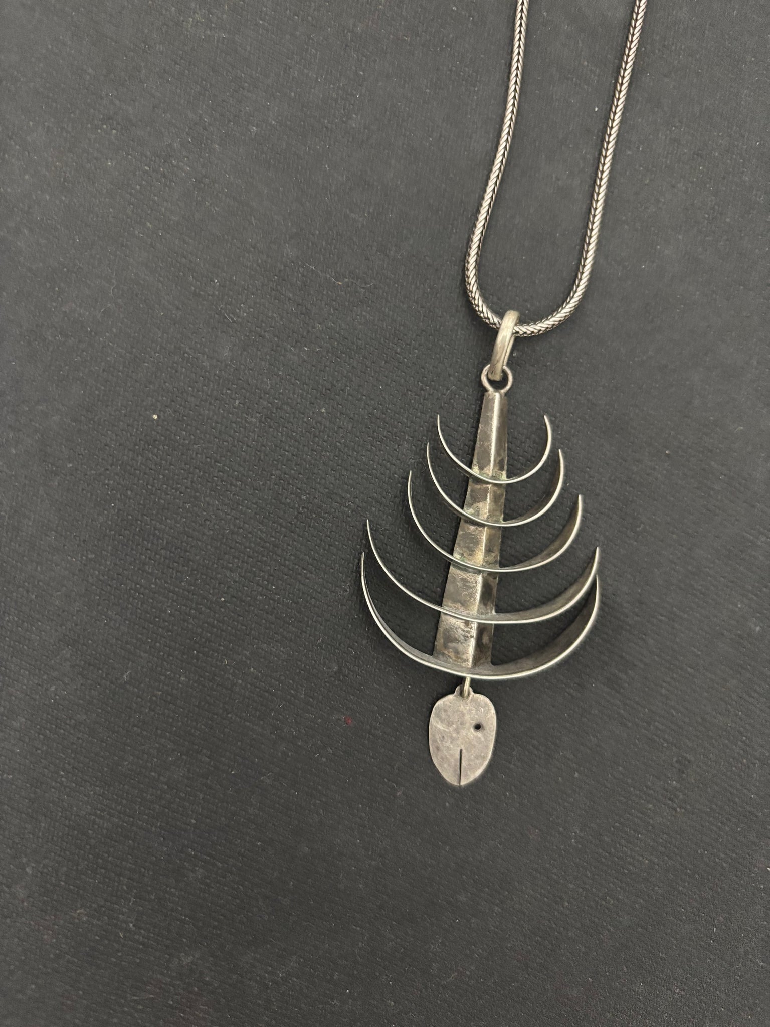 Vintage Taxco Mexico Silver Pendant