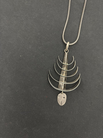 Vintage Taxco Mexico Silver Pendant