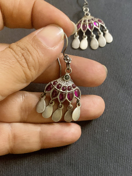 Kempu Petal Earrings
