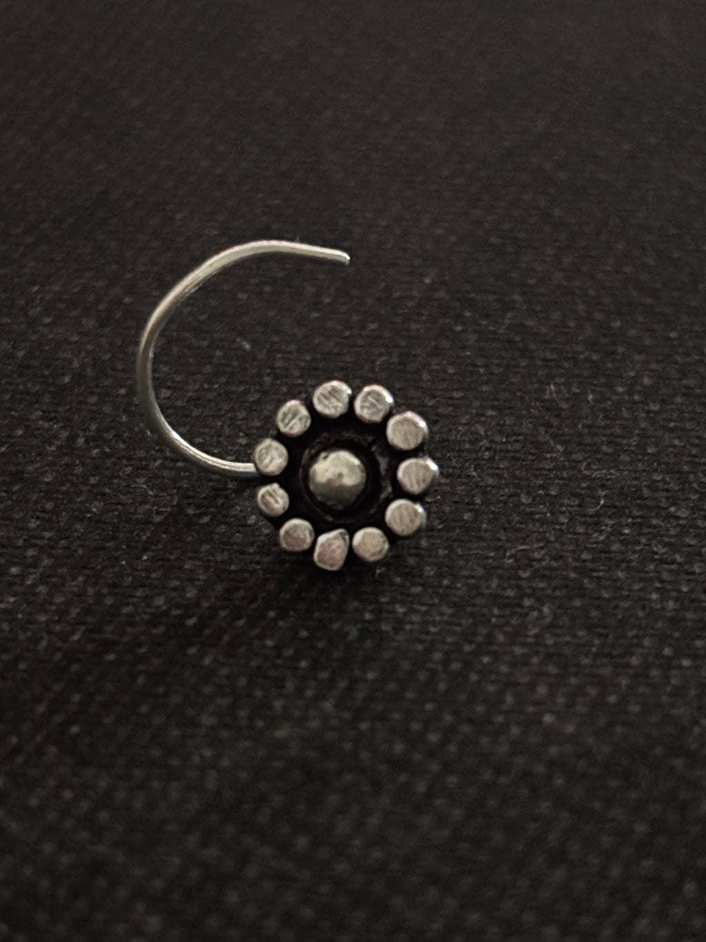 Silver Daisy Nosepin