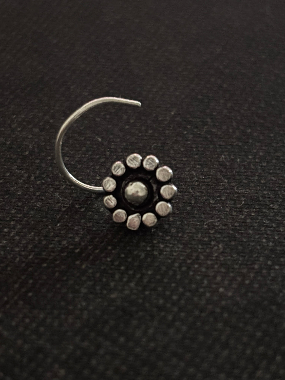 Silver Daisy Nosepin