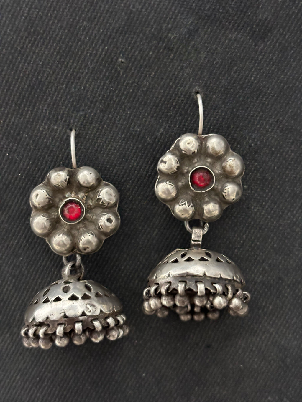 Vintage Silver Jhumka