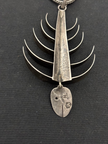 Vintage Taxco Mexico Silver Pendant