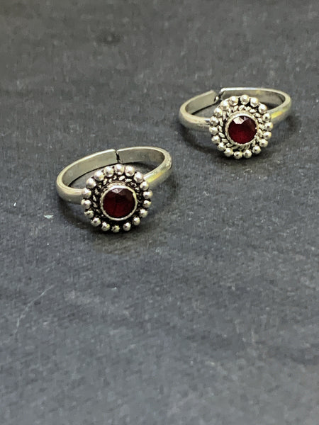 Silver Round Spinel Toering