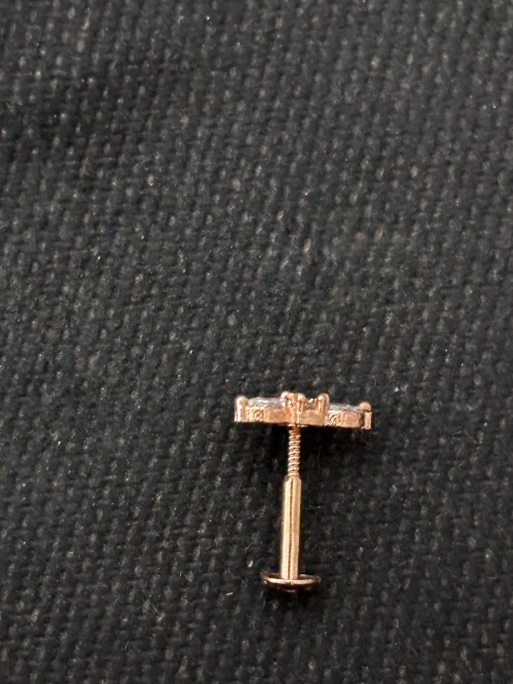 Silver GoldPlated 3 Petal Nosepin