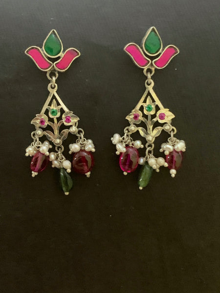 Jadau and Chilai work Earrings