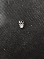 Silver Small Single Stone Nosepin