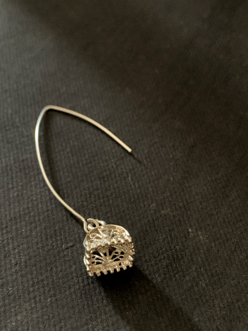 Little Silver Filigree Jhumka