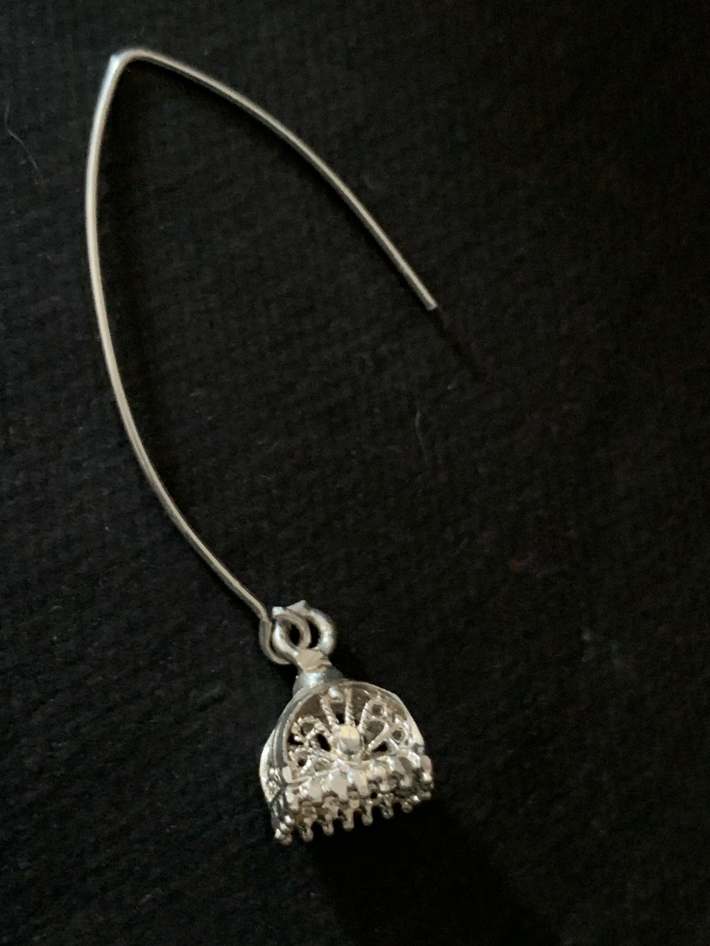 Little Silver Filigree Jhumka