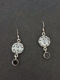 Lightweight Silver Rawa work Earrings