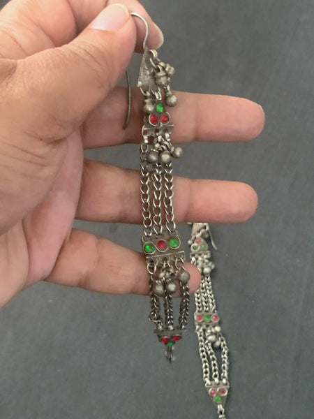 Vintage Silver Assembled Earrings
