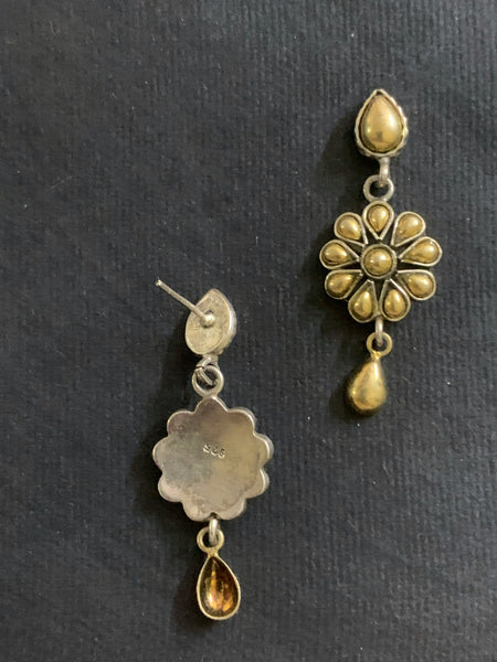 Silver Gold Earrings