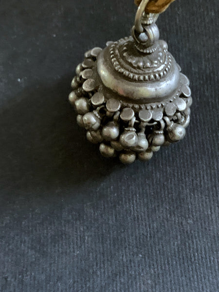 Vintage Silver Himachali Jhumka Pendant