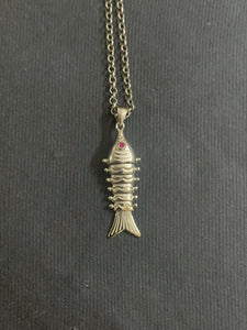 Silver Small Fish Pendant