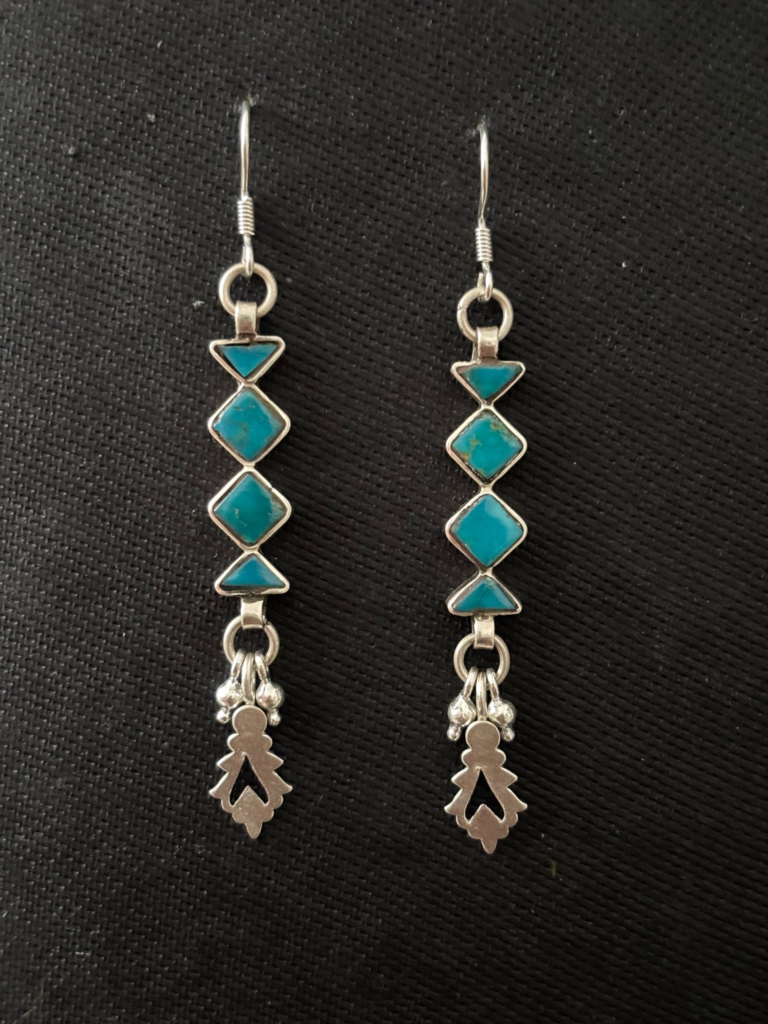 Silver Turquoise Earrings
