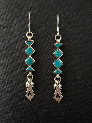 Silver Turquoise Earrings