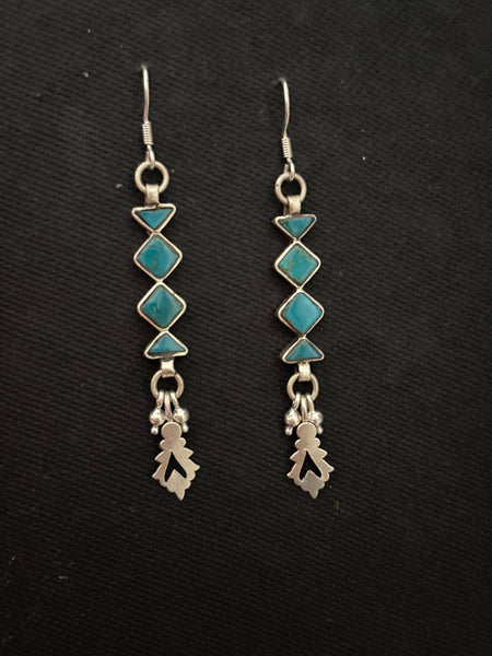 Silver Turquoise Earrings