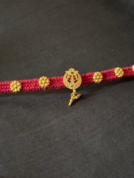 Light weight Silver Gold Polished Kanthi