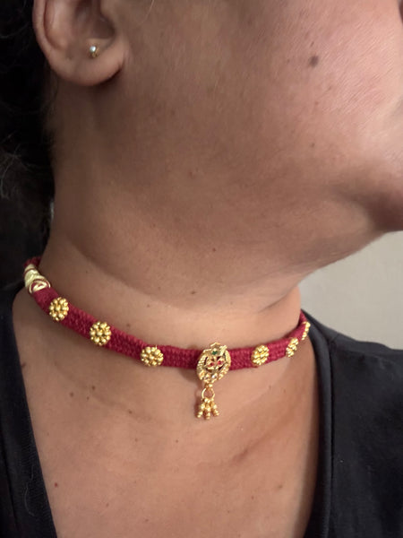 Light weight Silver Gold Polished Kanthi