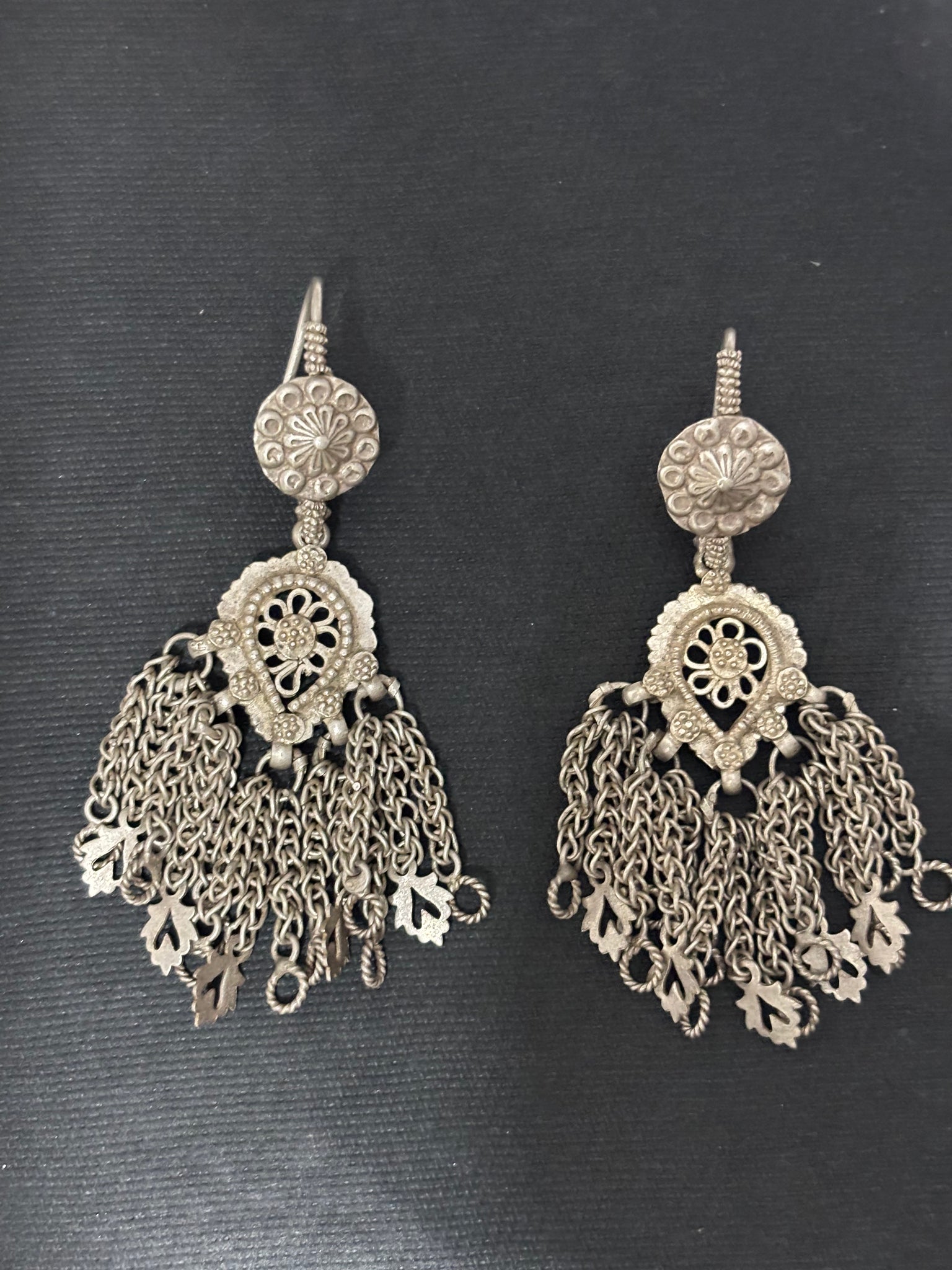 Vintage silver Danglers