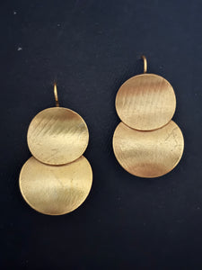 Contemporary Disc Earrings