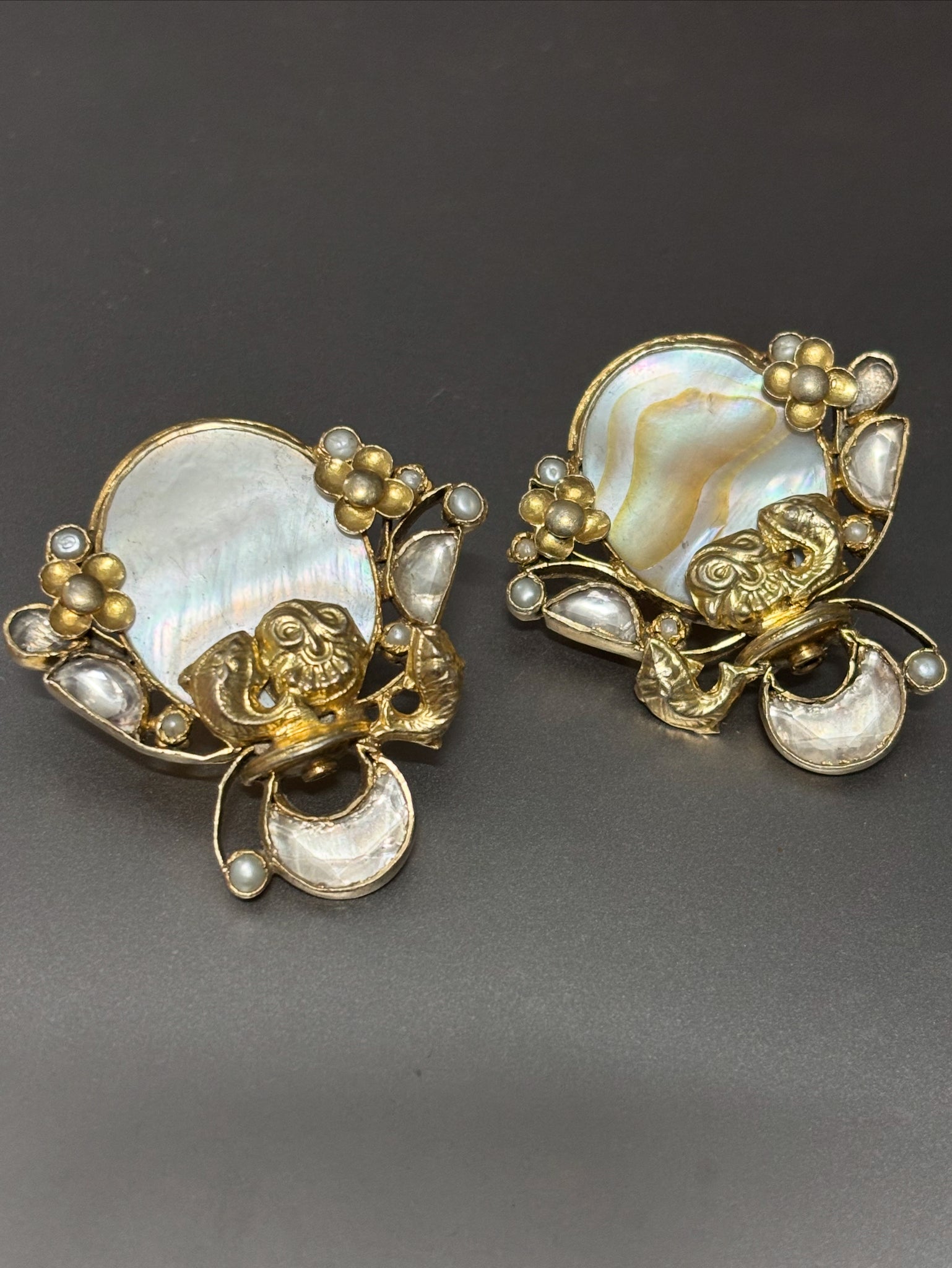 Silver Mother of Pearl Earrings