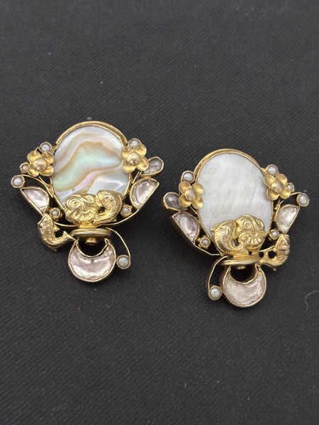 Silver Mother of Pearl Earrings