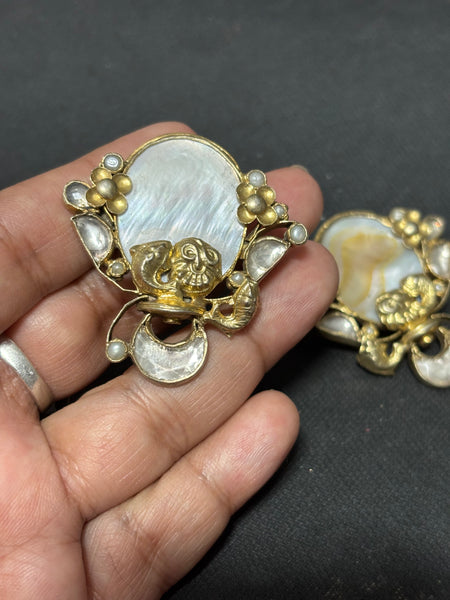 Silver Mother of Pearl Earrings