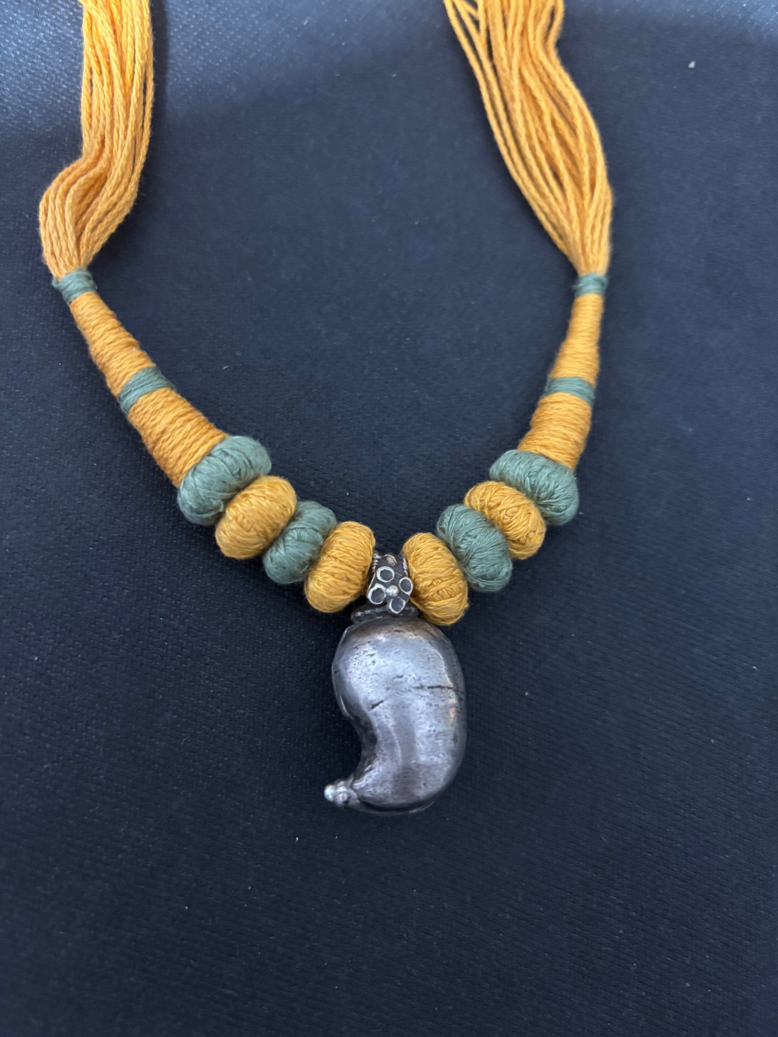 Vintage Silver Mango Pendant