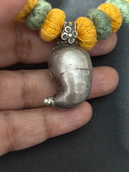 Vintage Silver Mango Pendant