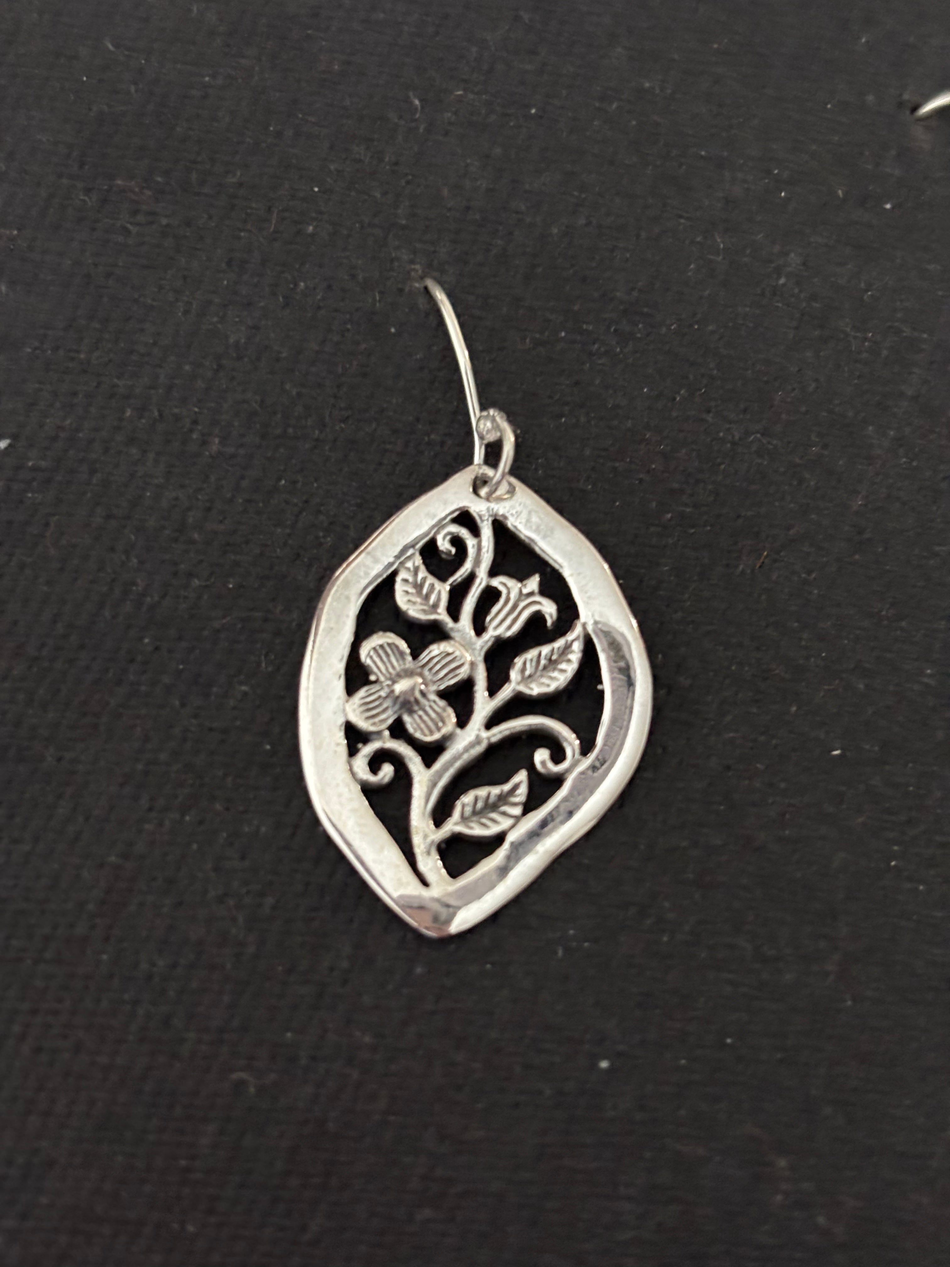 Light Weight Silver Earrings