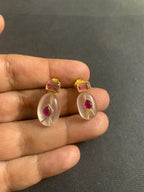 Semi precious stone Earring
