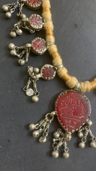 Vintage silver Haaj Bead Necklace