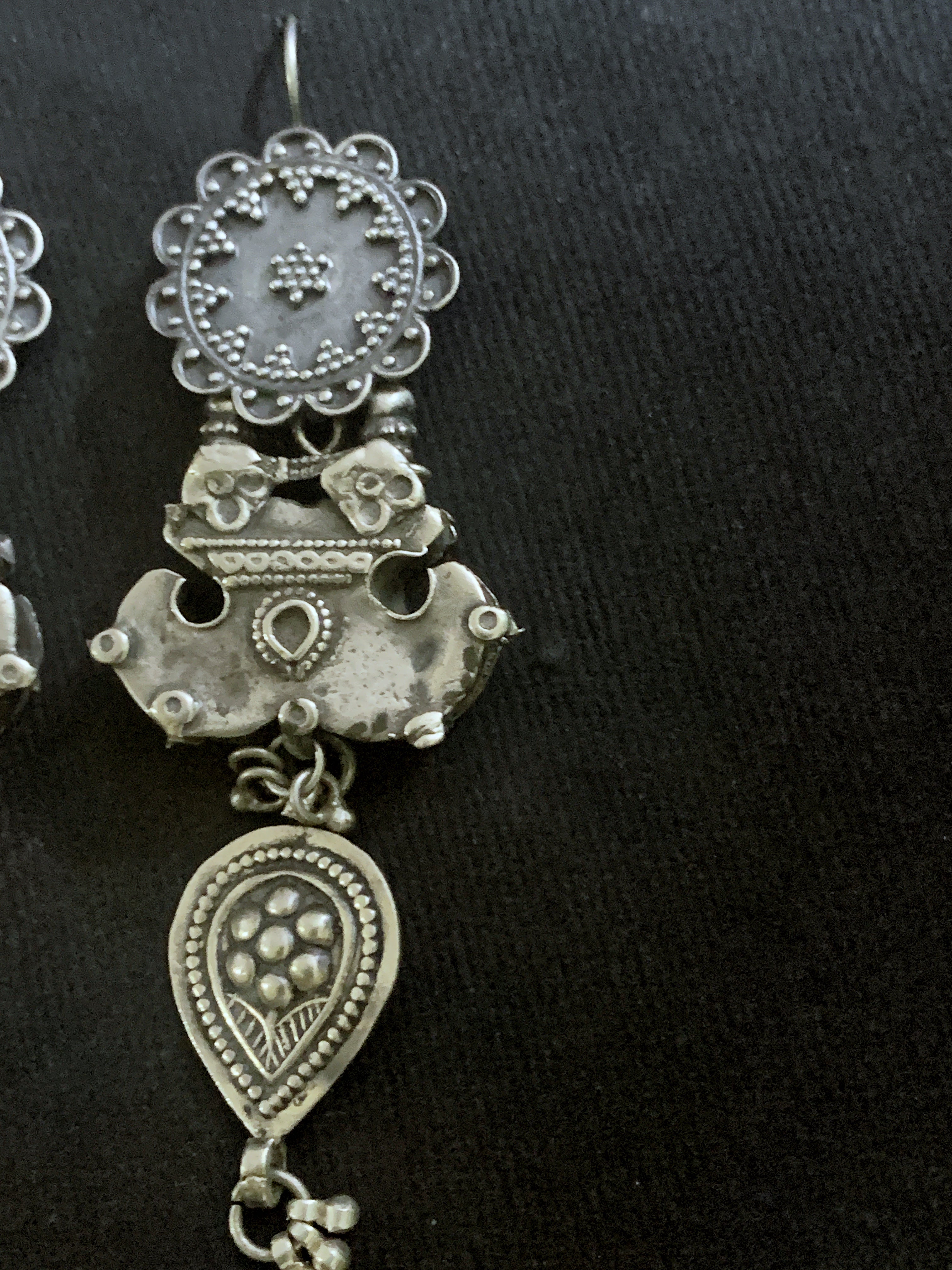 Assembled Silver Earrings
