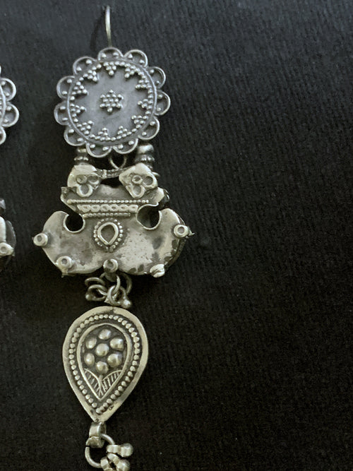 Assembled Silver Earrings