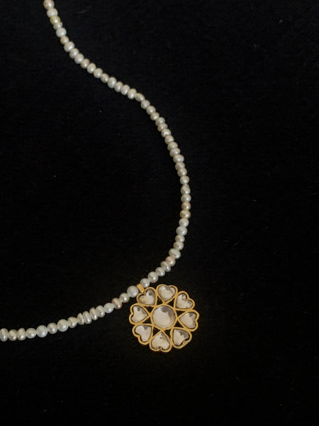 Phool and Pearl Necklace