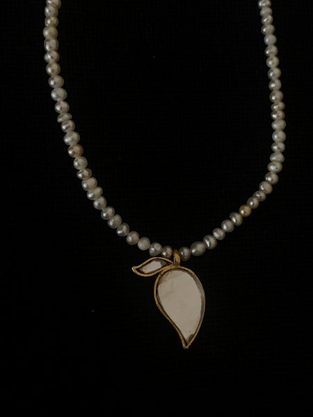 Aam and Pearl Necklace