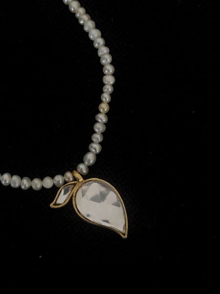 Aam and Pearl Necklace