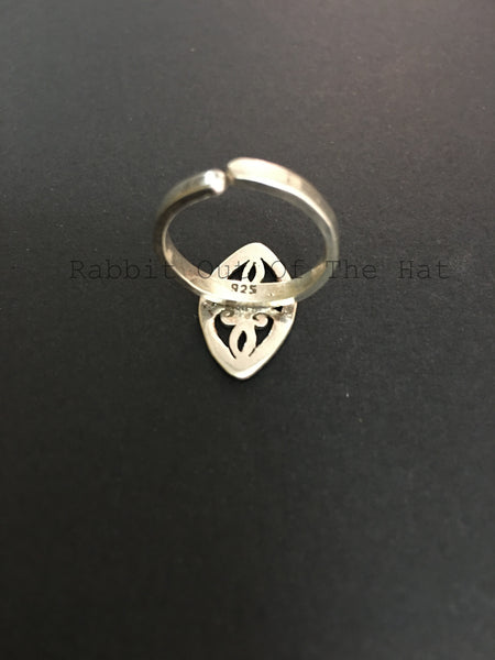 Silver Cutwork Toe ring