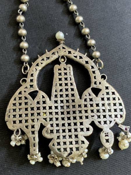 Silver Balaji Pendant Necklace