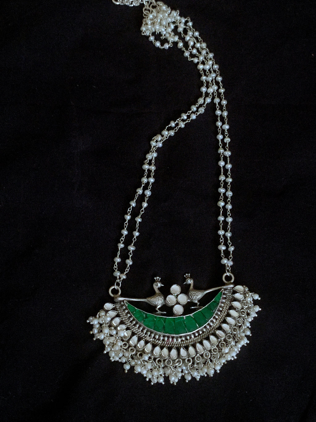 Green Kundan Pendant